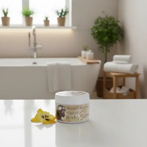 Vanilla and Almond Sugared Body Scrub - Image 3